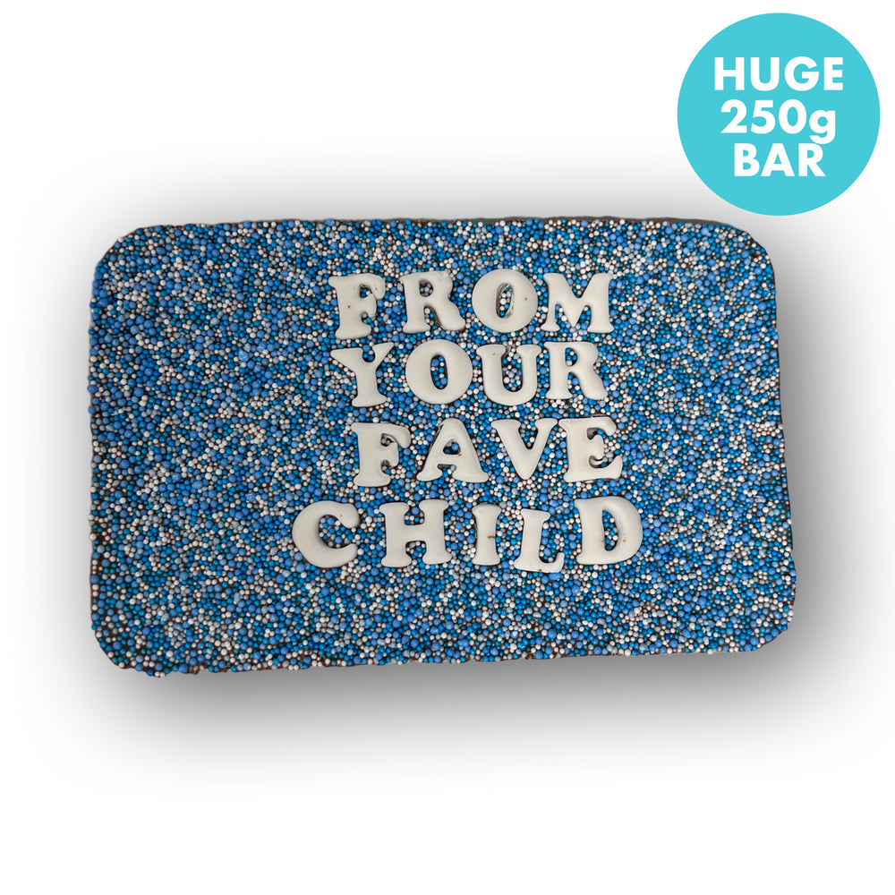 Blue Fave Child Chocolate Slab #1 image
